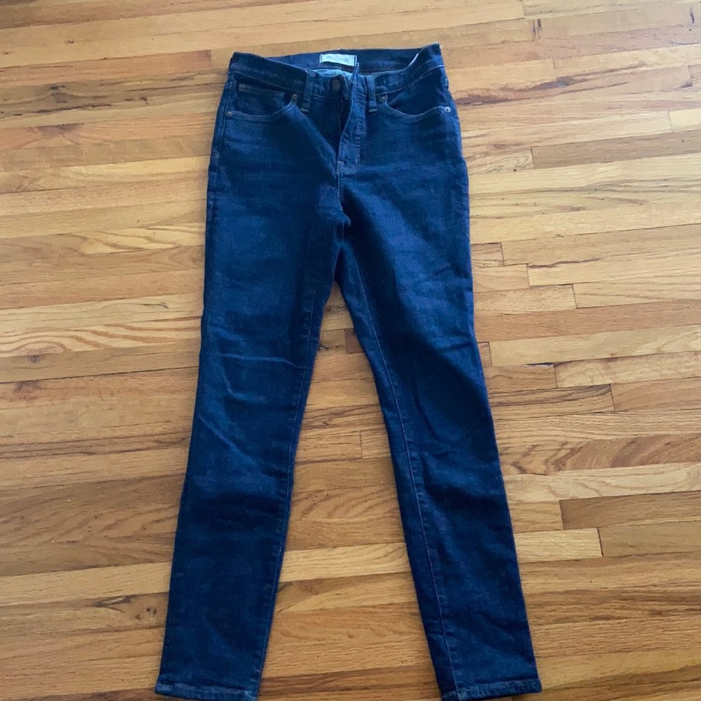 Madewell 9” Midrise Skinny Dark wash Jeans - Size 27 R